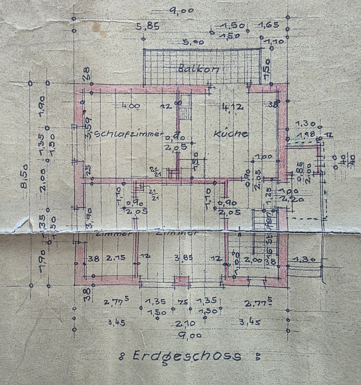 Einfamilienhaus Quierschied_Bauplan Erdgeschoss