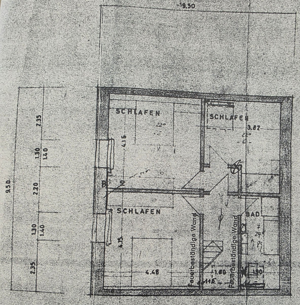 Einfamilienhaus Quierschied Fischbach-Bauplan Obergeschoss Einfamilienhaus Quierschied Fischbach-Bauplan Obergeschoss