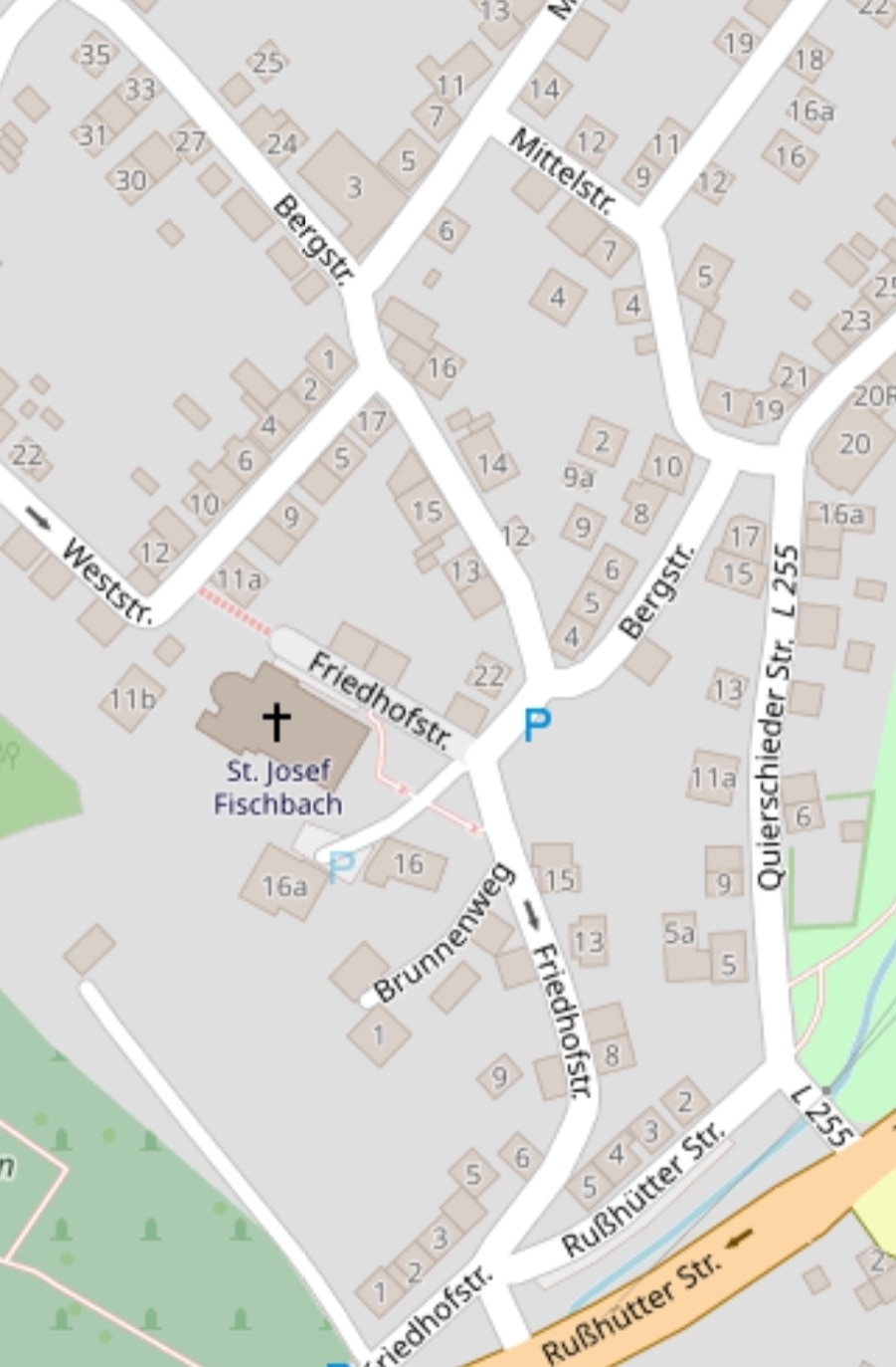 EFH in Quierschied-Fischbach - Lageplan