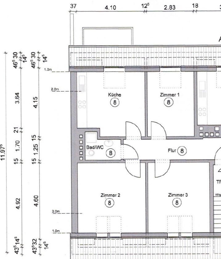 Eigentumswohnung 66121 Saarbrücken - Bauplan