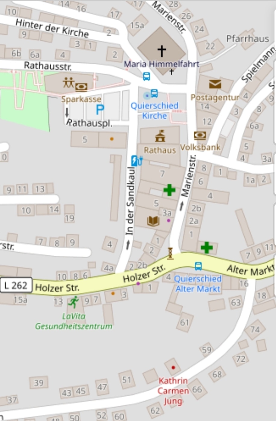 Wohn- und Geschäftshaus in Quierschied - Lageplan
